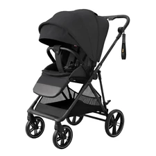 Прогулочная коляска Carrello Extra CRL-6532 Forest Black черная с багажной корзинкой